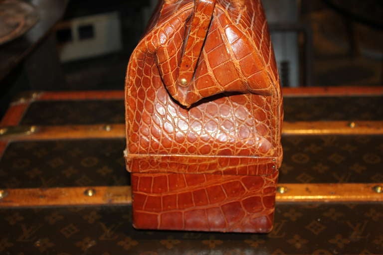 Hermes Crocodile Sac Mallet  For Sale 1