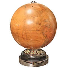 Rare Le Coultre Globe Lamp Clock