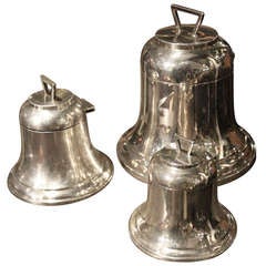 Asprey Sterling Bell Form Boxes