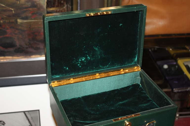 Gold Plate Hermes Jewlery Box