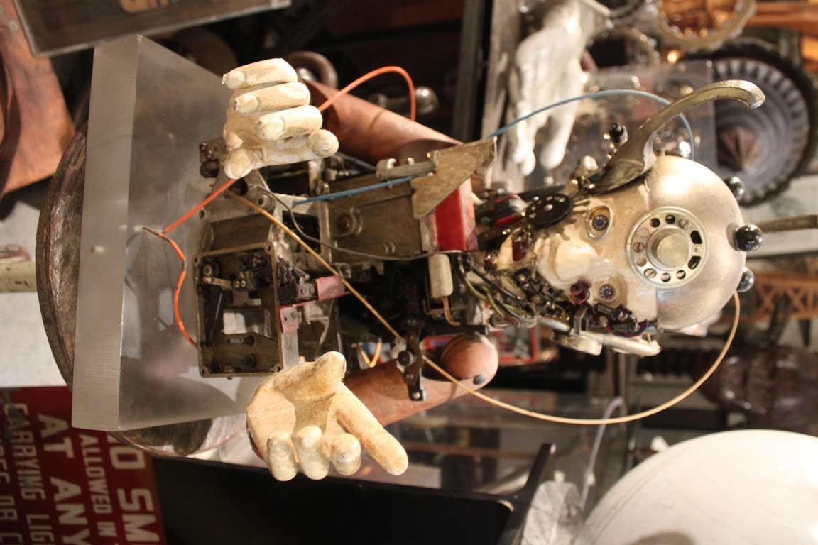 Robotic Assemblage Art  By  Paul Van Hoeydonck  1968