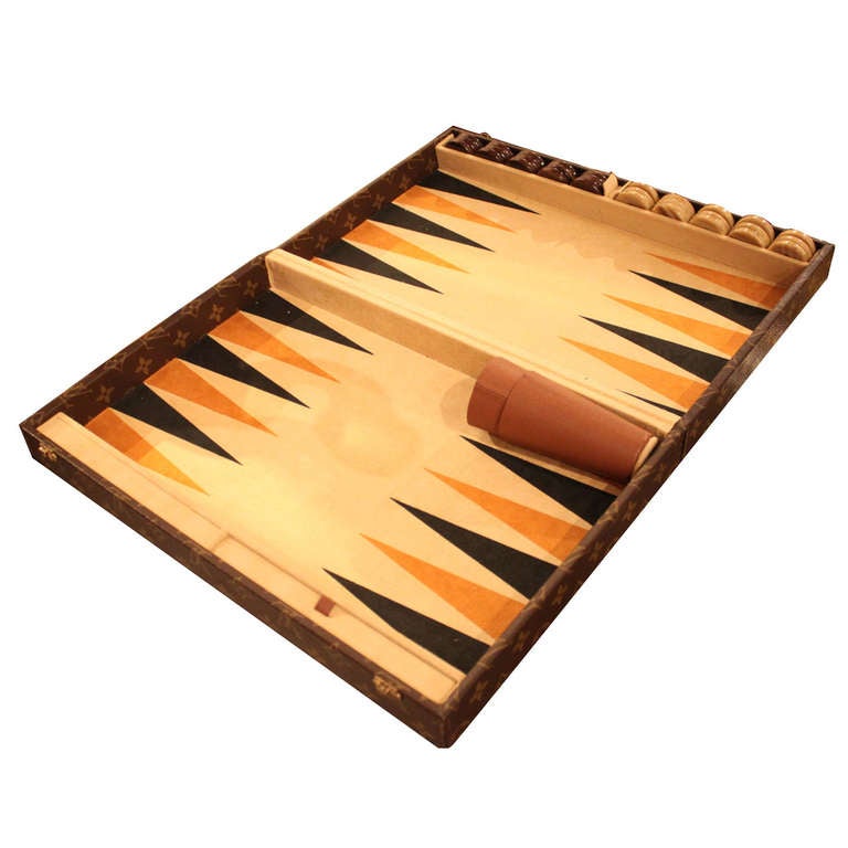 Rare Louis Vuitton Backgammon Set at 1stdibs