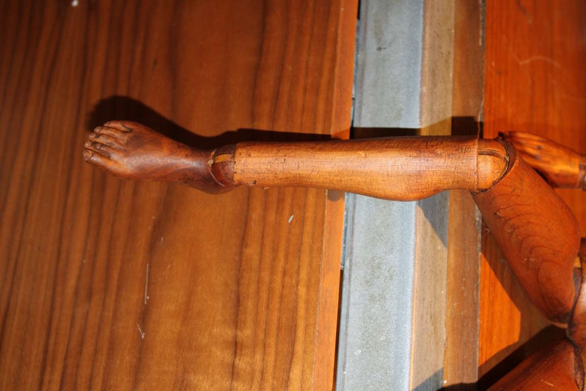 Wood A fine 19th century French artist model For Sale