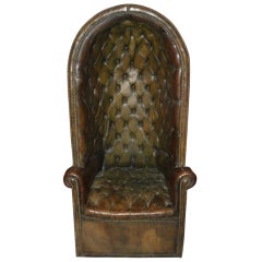 Fantastic Chesterfield  Porters chair 1940's