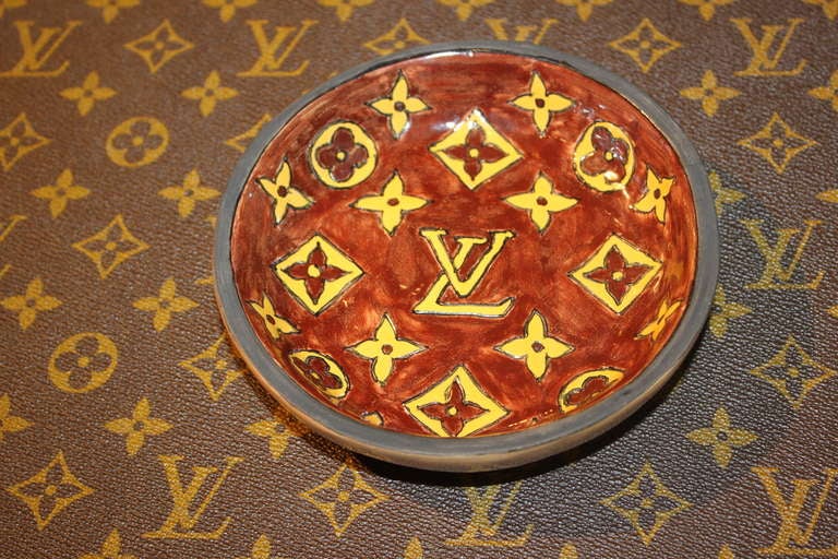 A Fine Louis Vuitton Ceramic Ashtray by Longwy France 1940 For Sale at  1stDibs