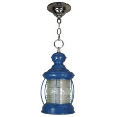 Blue Nautical Lantern 10