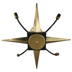 Moderne Black Brass Star