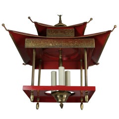 Red pagoda lantern