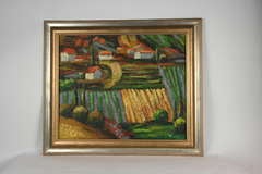 Abstract Tuscany Oil Painting