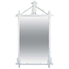 Faux Bamboo Wood Mirror 9