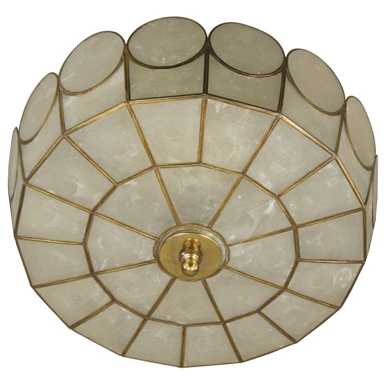 Capiz shell top flush mount