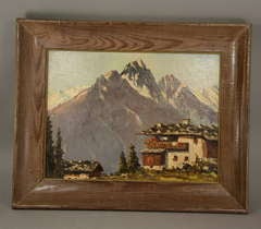 Weffersteein Tirol original painting