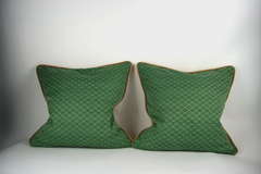 Pair Linen Velvet Pillow