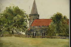 Old Church Watercolor