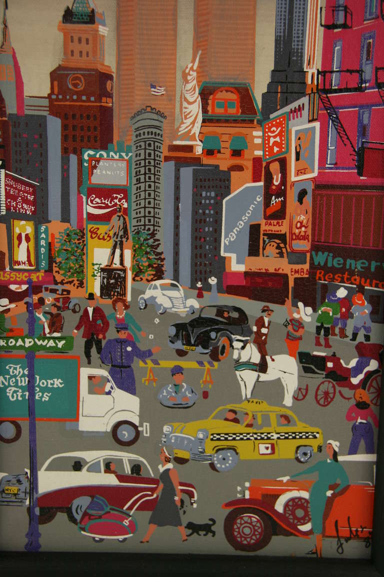 Downtown NYC painting