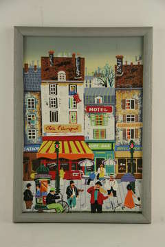 Cafe Bar Paris Painting