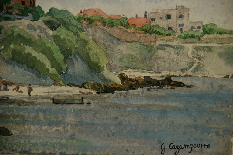 French Coast  Watercolor 1