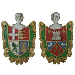 Pair of Florentine Crests