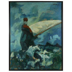 Sailing Abstract Painting 11