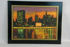 Manhattan night view