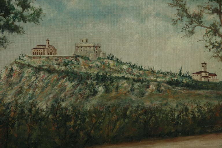 Castle & Church On a Hill