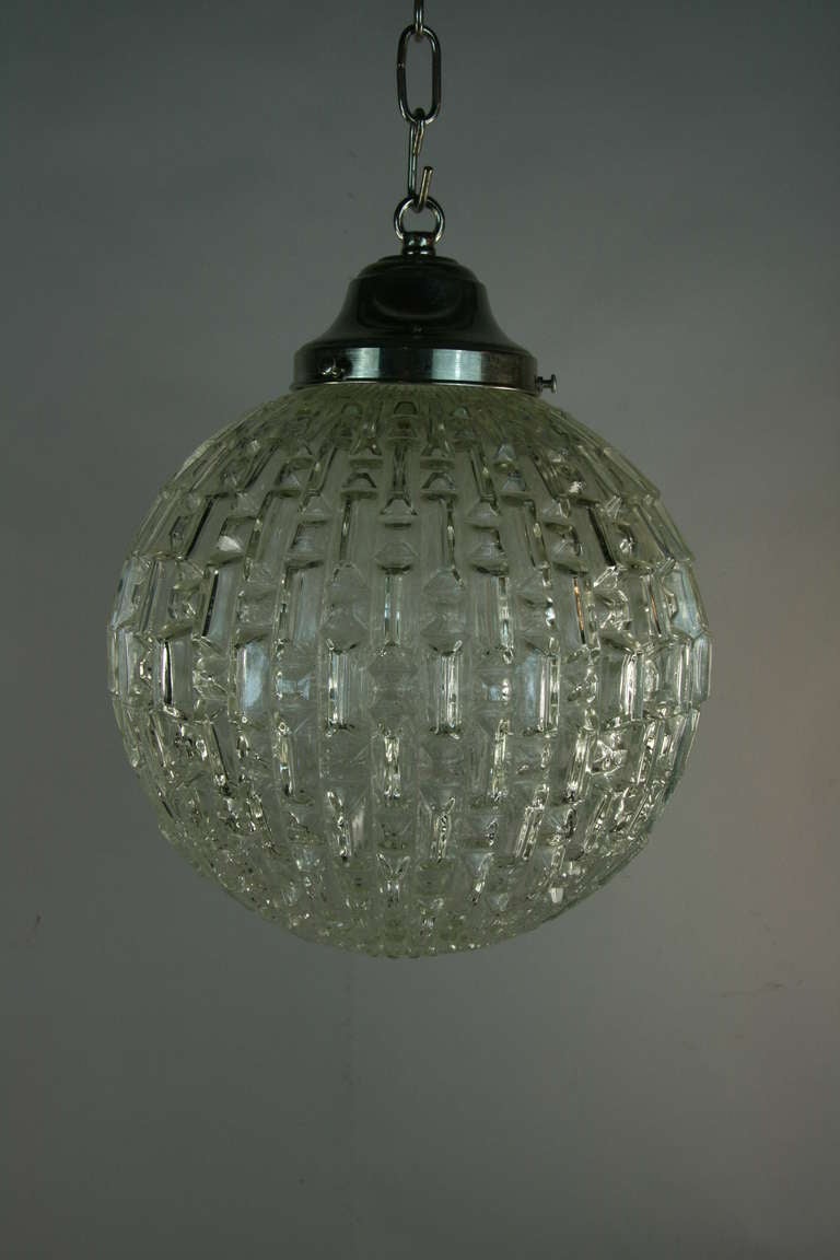 Geometric Sphere Pendant at 1stdibs