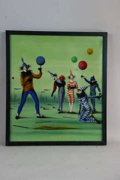 Circus Clowns  Painting