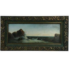 Antique 19th Century Crashing Waves
