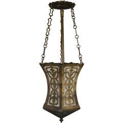 Arts and Craft Pierced Hanging Lantern 4