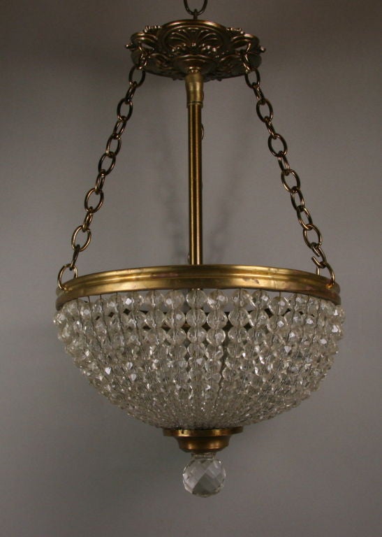 Crystal Beaded Inverted Dome