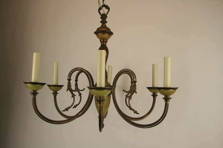 Green Onyx Chandelier