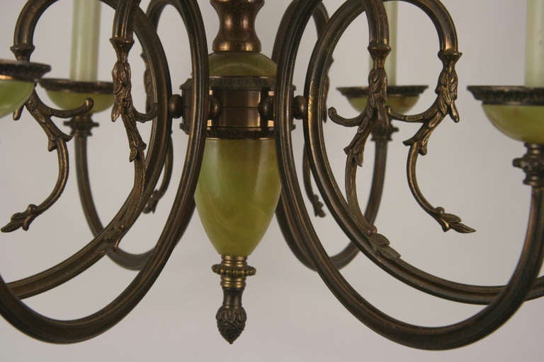 Green Onyx Chandelier at 1stDibs