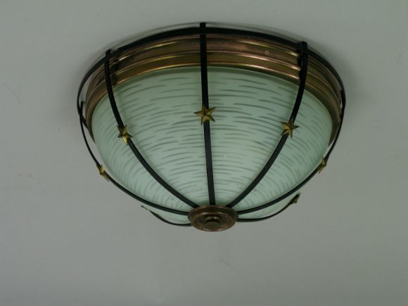 Circa 1950's Star flushmount