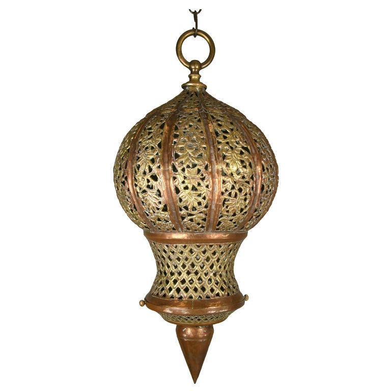 Brass Copper Pierced Pendant