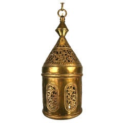 Pierced Brass Pendant 3