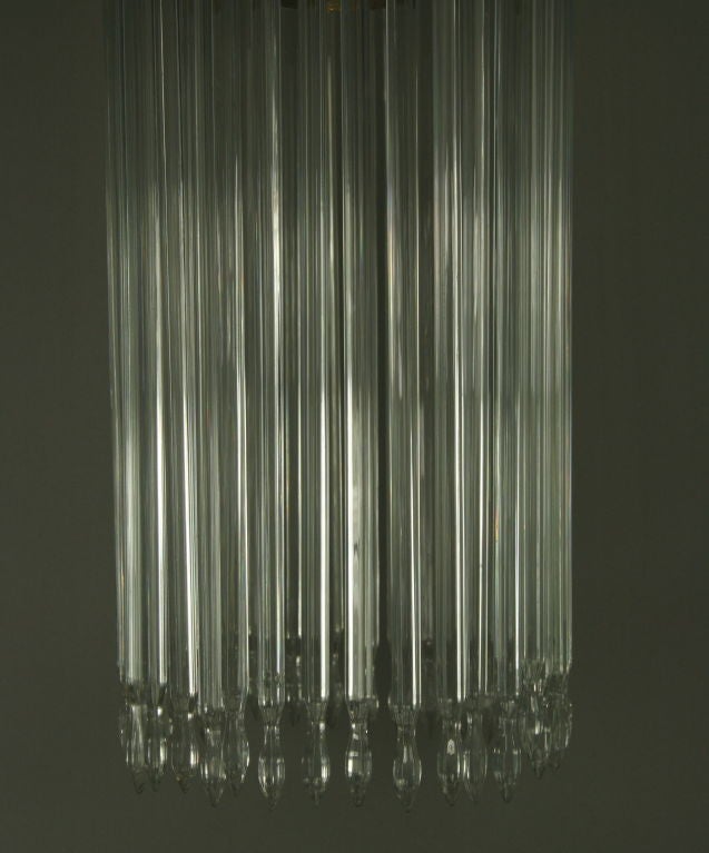 Mid-20th Century Austrian Pencil Crystal Pendant