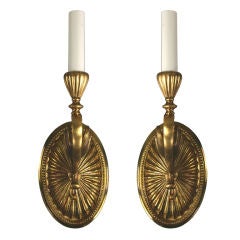 Pair French Dore` Single Arm Sconce(3 pair available)