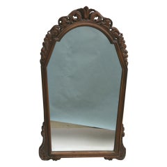 ON SALE Italian Carved Wood Mirror, circa 1920s 5