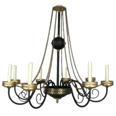 French Moderne Chandelier