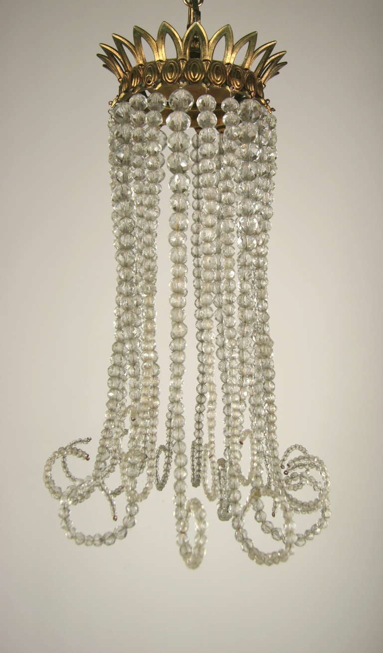 Crystal Beads Octopus Pendant