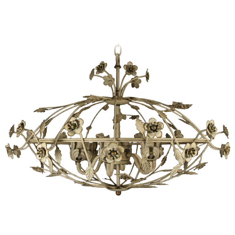 Leafy Tole Ceiling Light
