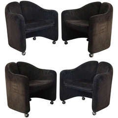 Set of Four Eugenio Gerli Armchairs 8