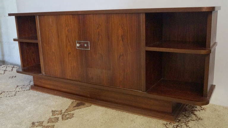 French Art Deco Rosewood Cabinet For Sale