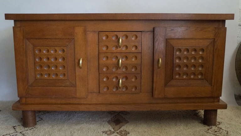 Oak Cabinet in the Manner of Dudouyt 1