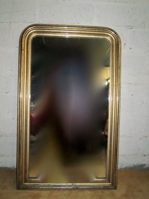 19th Century Gilden Mirror In Good Condition In Brooklyn, NY