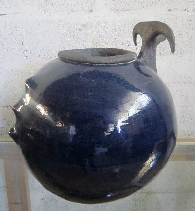 Große Dominique Pouchain-Vase (Keramik) im Angebot