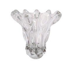 Large Vannes Crystal Vase 3