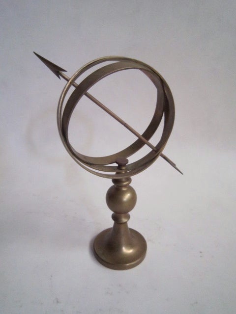 Armillary Brass Sphere In Good Condition In Brooklyn, NY