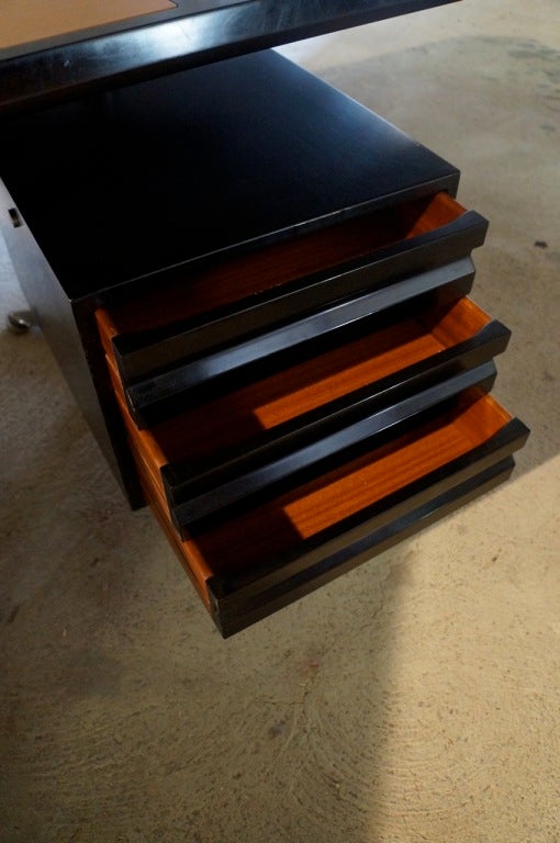 Leather Rare Tecno Desk 