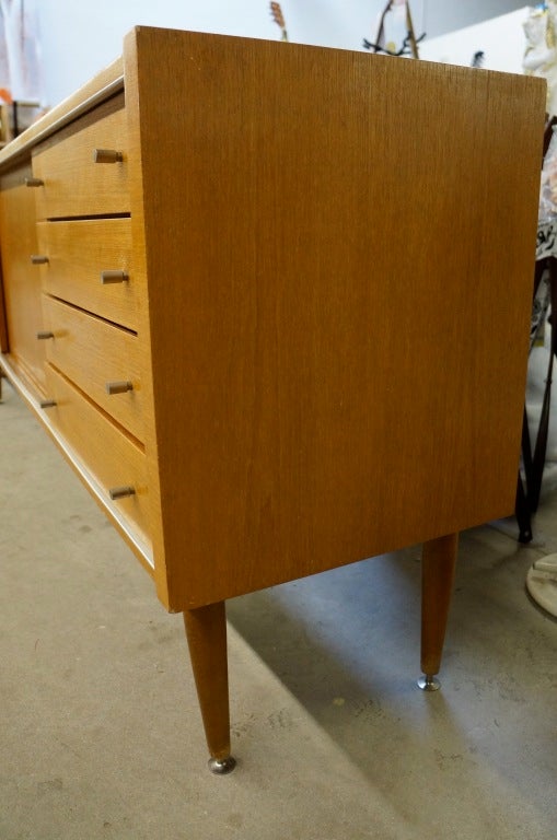 Palisander Cabinet with Ceramic Inlay